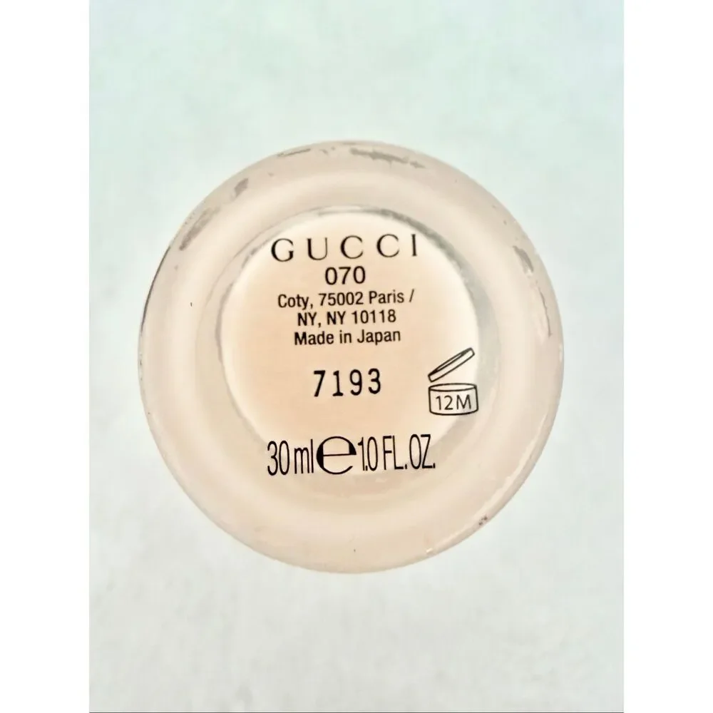 Gucci Face Satin Matte Foundation 070 1.0 oz 30ml Used Once 90%+ Full